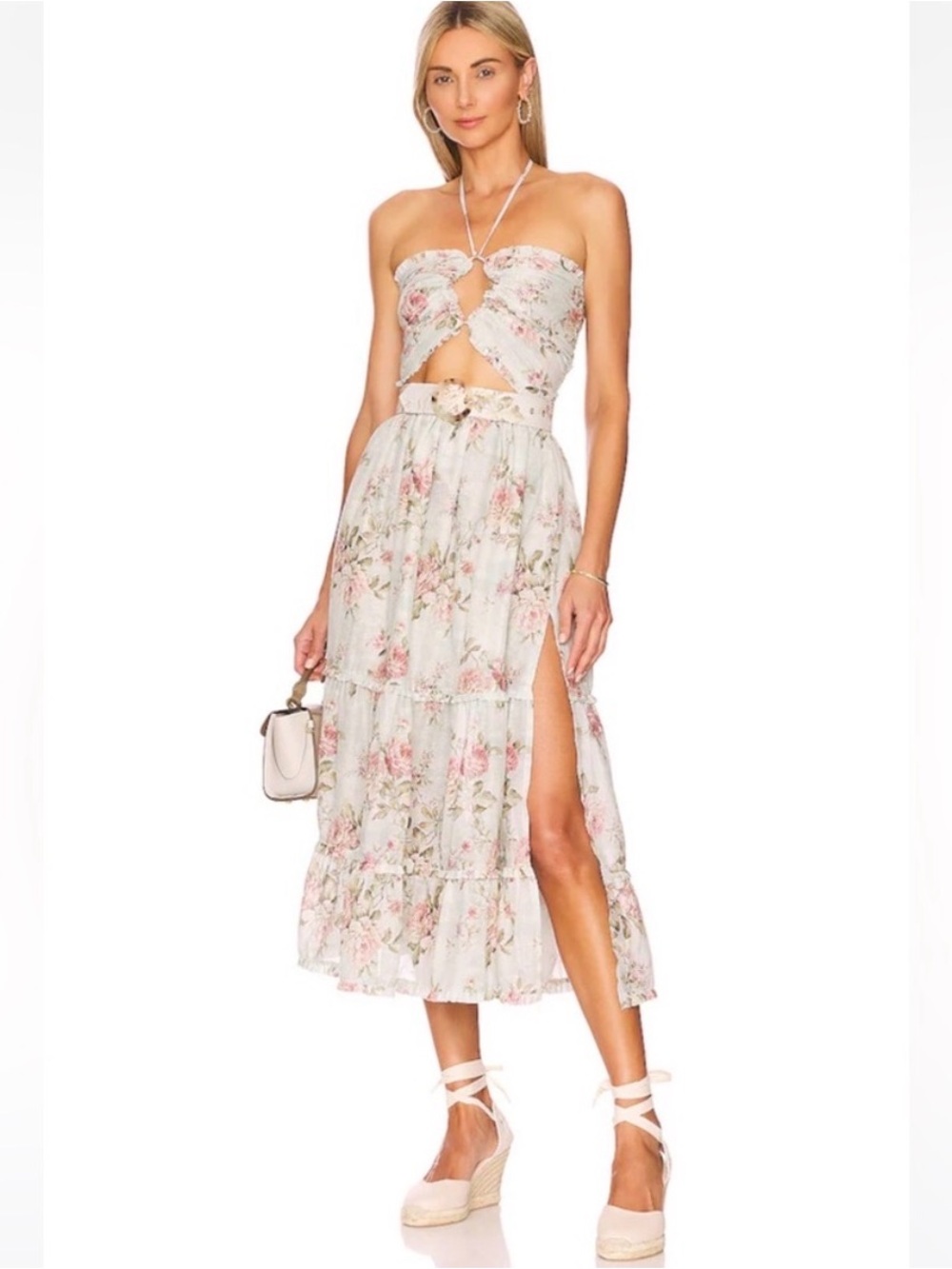 V Chapman Penny Midi Dress Tapestry Rose